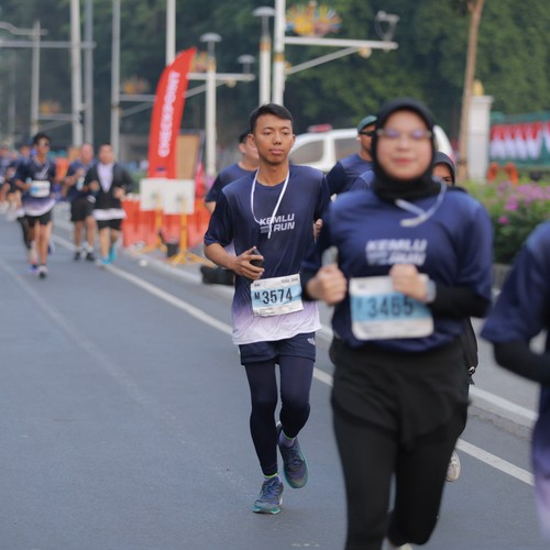 Race photo from KEMLU RUN 2026