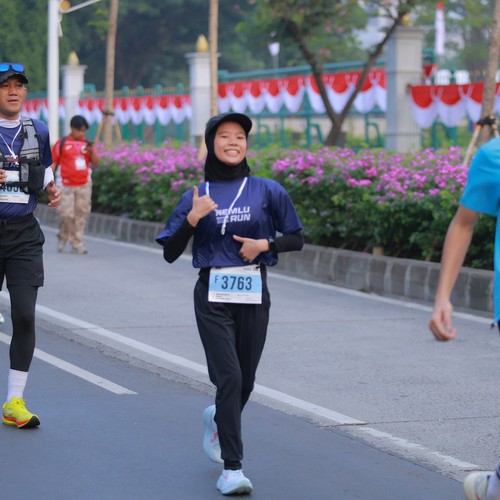 Race photo from KEMLU RUN 2026
