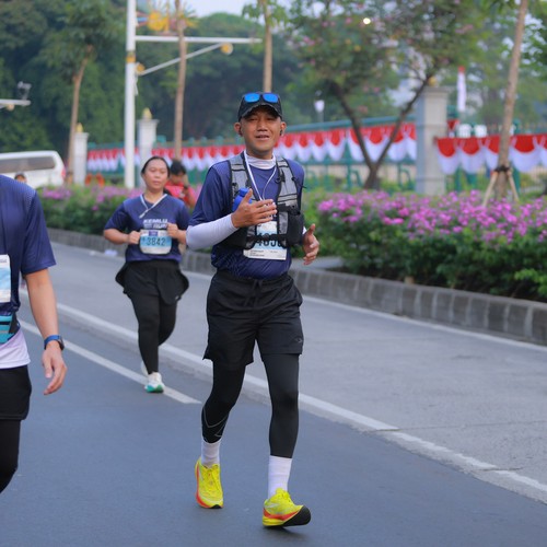 Race photo from KEMLU RUN 2026