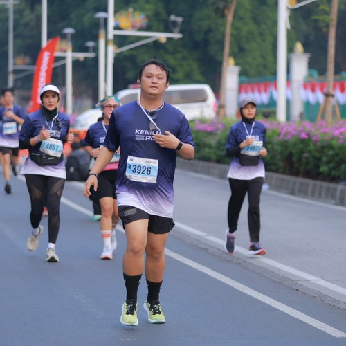 Race photo from KEMLU RUN 2026