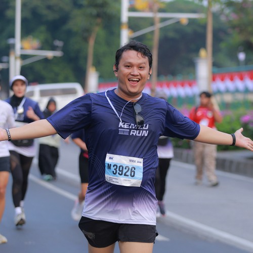 Race photo from KEMLU RUN 2026