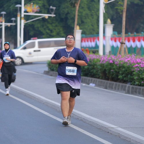 Race photo from KEMLU RUN 2026
