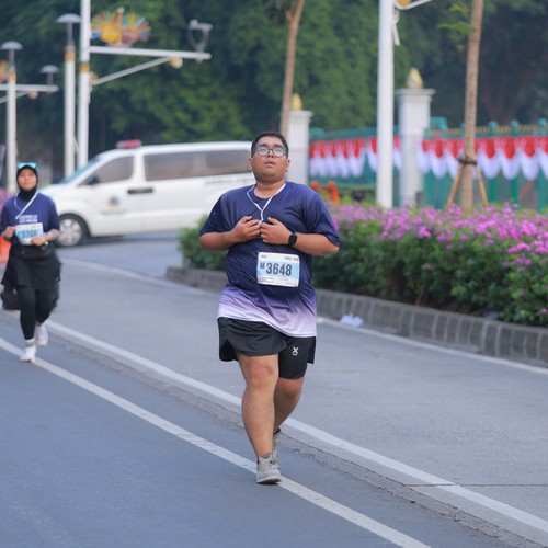 Race photo from KEMLU RUN 2026