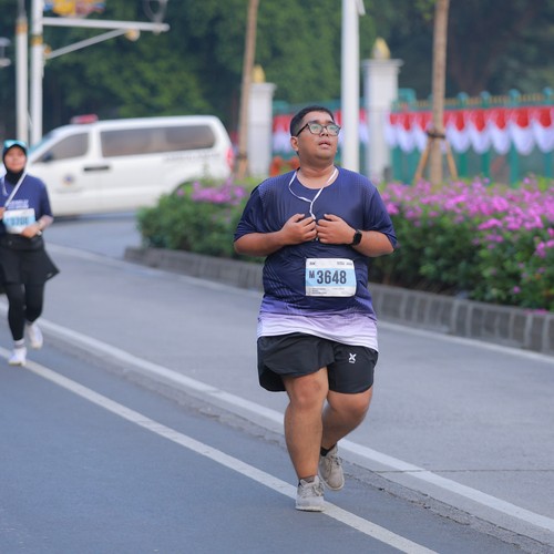 Race photo from KEMLU RUN 2026