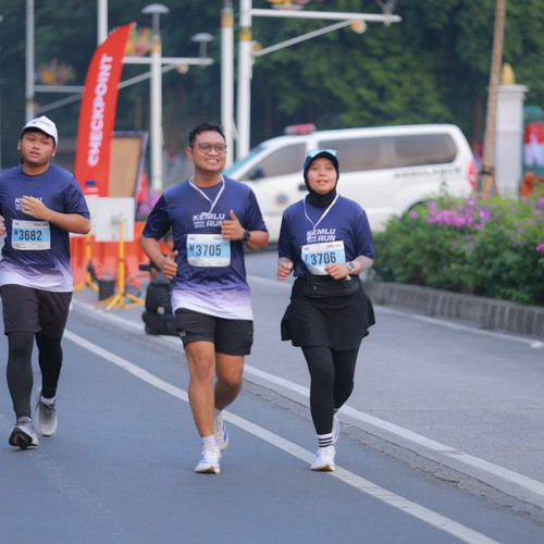 Race photo from KEMLU RUN 2026