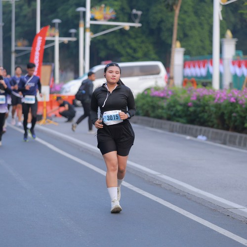 Race photo from KEMLU RUN 2026