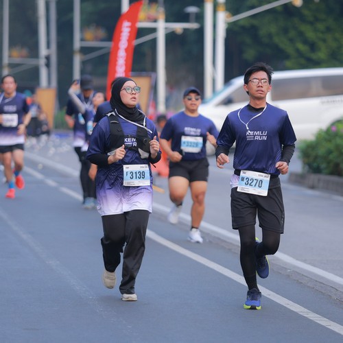 Race photo from KEMLU RUN 2026