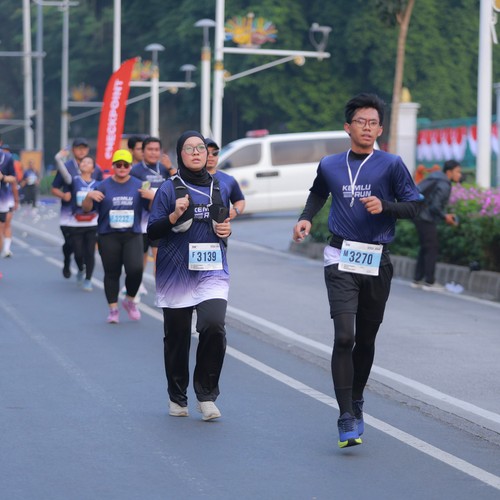 Race photo from KEMLU RUN 2026