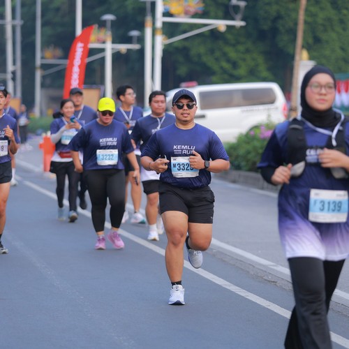 Race photo from KEMLU RUN 2026