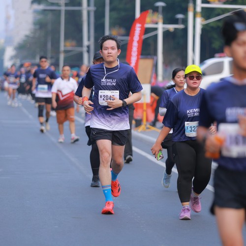 Race photo from KEMLU RUN 2026