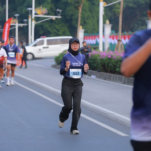 Race photo from KEMLU RUN 2026