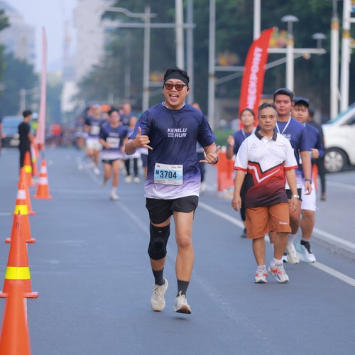 Race photo from KEMLU RUN 2026