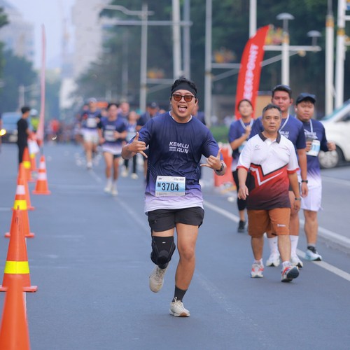 Race photo from KEMLU RUN 2026