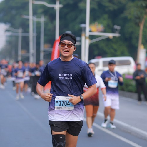 Race photo from KEMLU RUN 2026