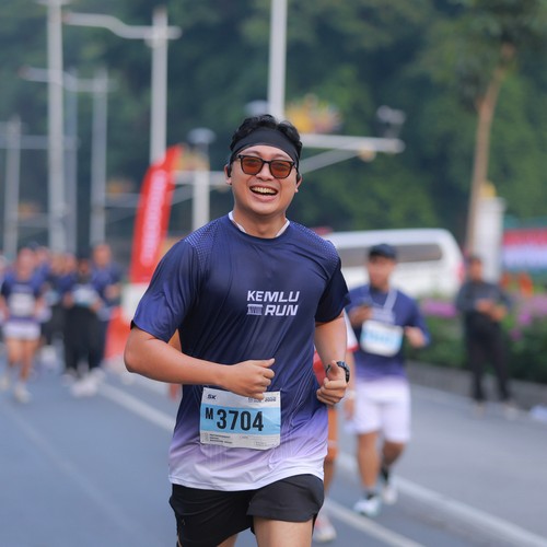 Race photo from KEMLU RUN 2026