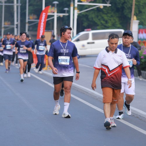 Race photo from KEMLU RUN 2026