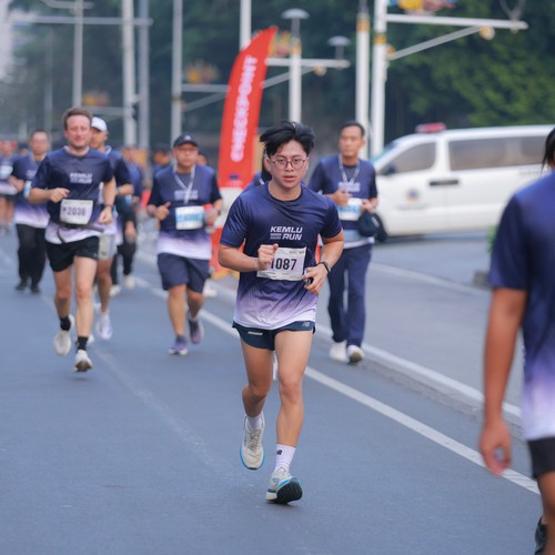 Race photo from KEMLU RUN 2026