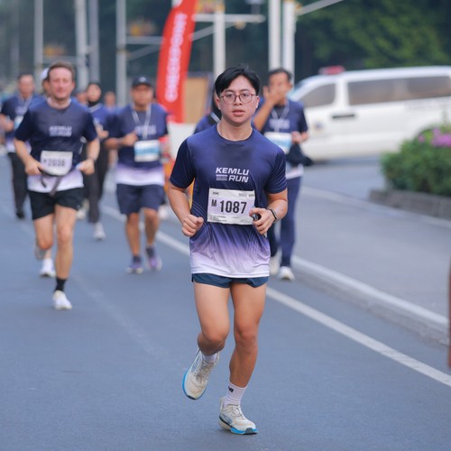 Race photo from KEMLU RUN 2026