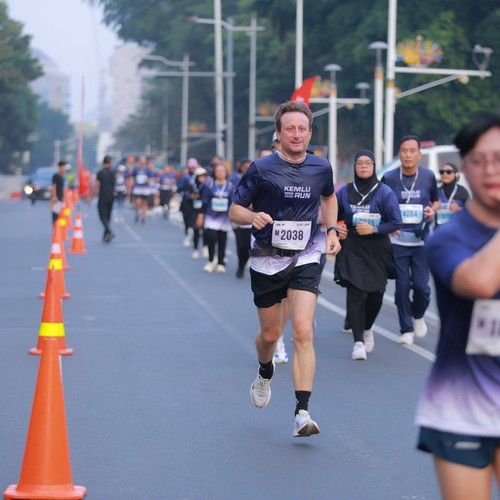 Race photo from KEMLU RUN 2026
