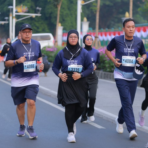 Race photo from KEMLU RUN 2026