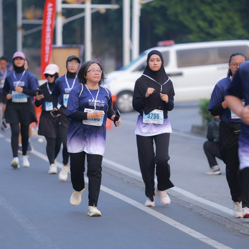Race photo from KEMLU RUN 2026