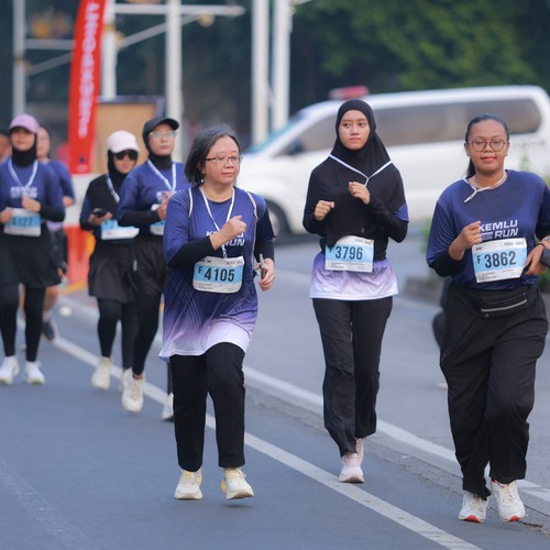 Race photo from KEMLU RUN 2026
