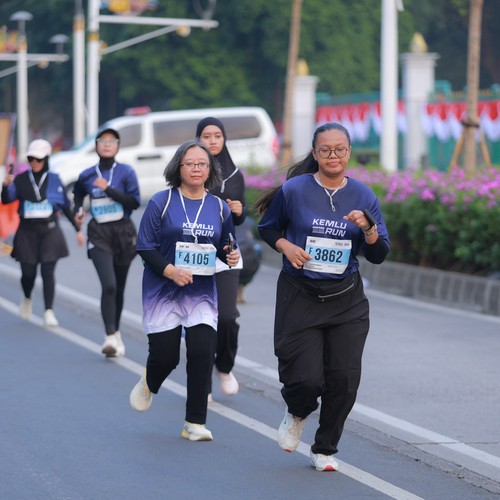 Race photo from KEMLU RUN 2026