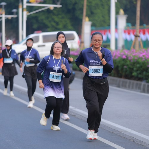 Race photo from KEMLU RUN 2026