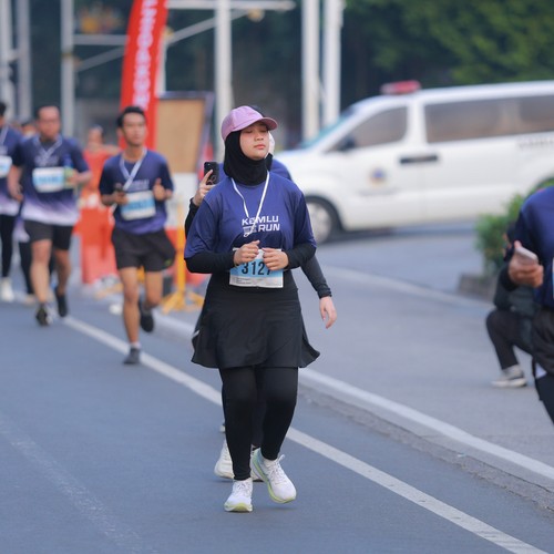 Race photo from KEMLU RUN 2026