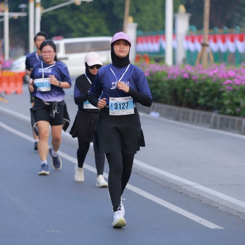 Race photo from KEMLU RUN 2026