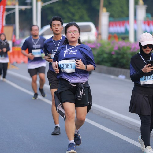 Race photo from KEMLU RUN 2026