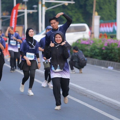Race photo from KEMLU RUN 2026