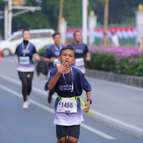 Race photo from KEMLU RUN 2026