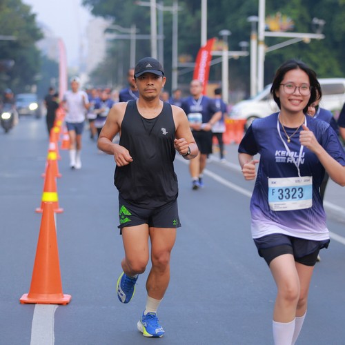 Race photo from KEMLU RUN 2026