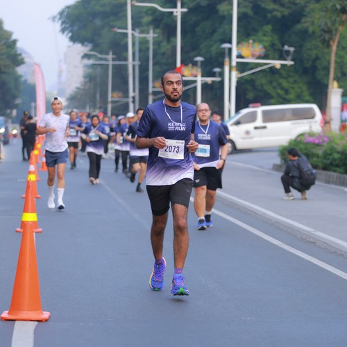 Race photo from KEMLU RUN 2026