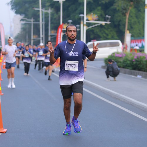 Race photo from KEMLU RUN 2026