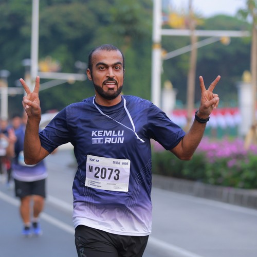 Race photo from KEMLU RUN 2026