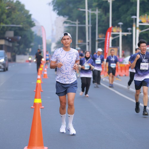 Race photo from KEMLU RUN 2026
