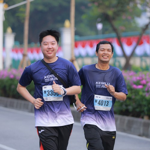 Race photo from KEMLU RUN 2026