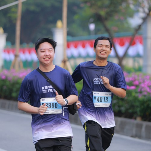 Race photo from KEMLU RUN 2026