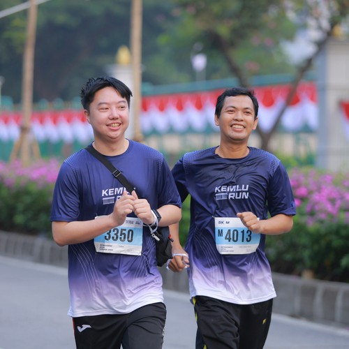 Race photo from KEMLU RUN 2026
