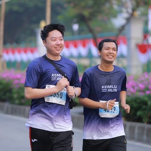Race photo from KEMLU RUN 2026