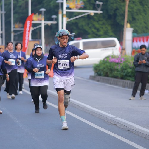 Race photo from KEMLU RUN 2026