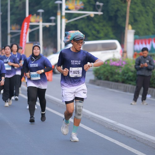 Race photo from KEMLU RUN 2026