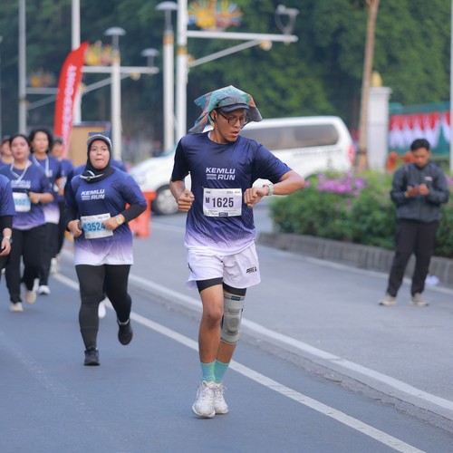 Race photo from KEMLU RUN 2026