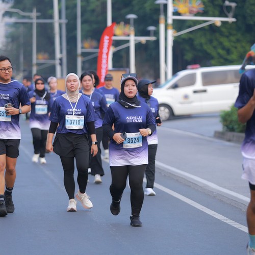 Race photo from KEMLU RUN 2026