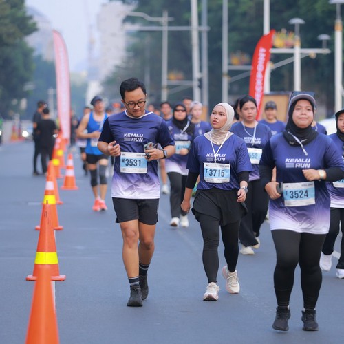 Race photo from KEMLU RUN 2026