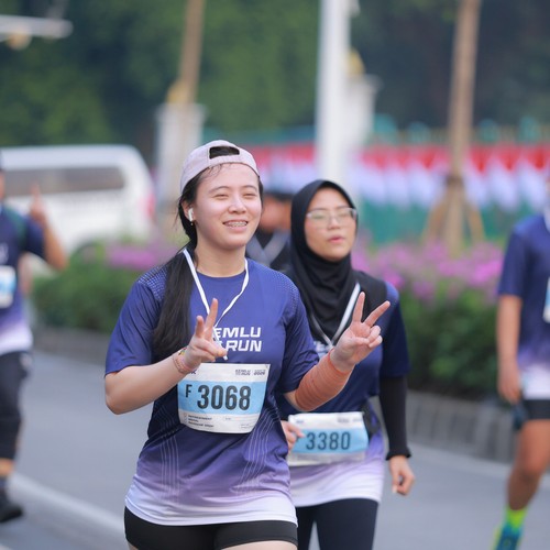 Race photo from KEMLU RUN 2026