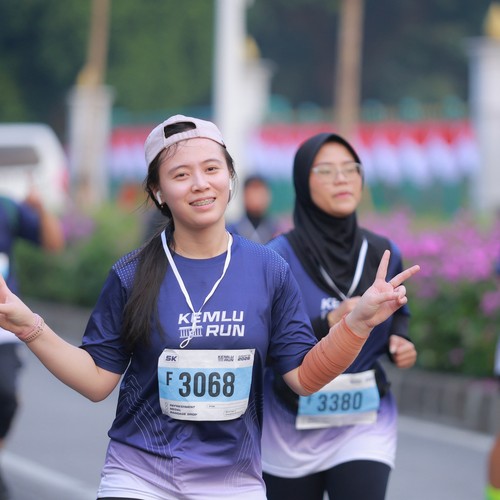 Race photo from KEMLU RUN 2026