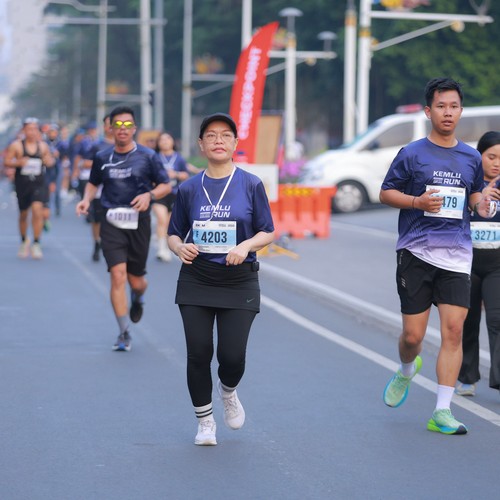 Race photo from KEMLU RUN 2026